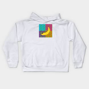 Banana warlhol Kids Hoodie